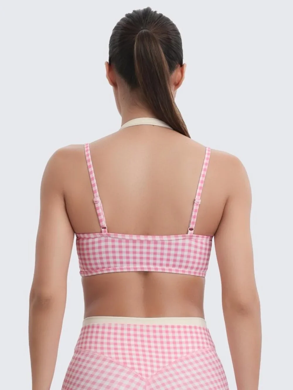 Dual Core Halter Sports Bra - Comfortable, Supportive Activewear for Fitness
